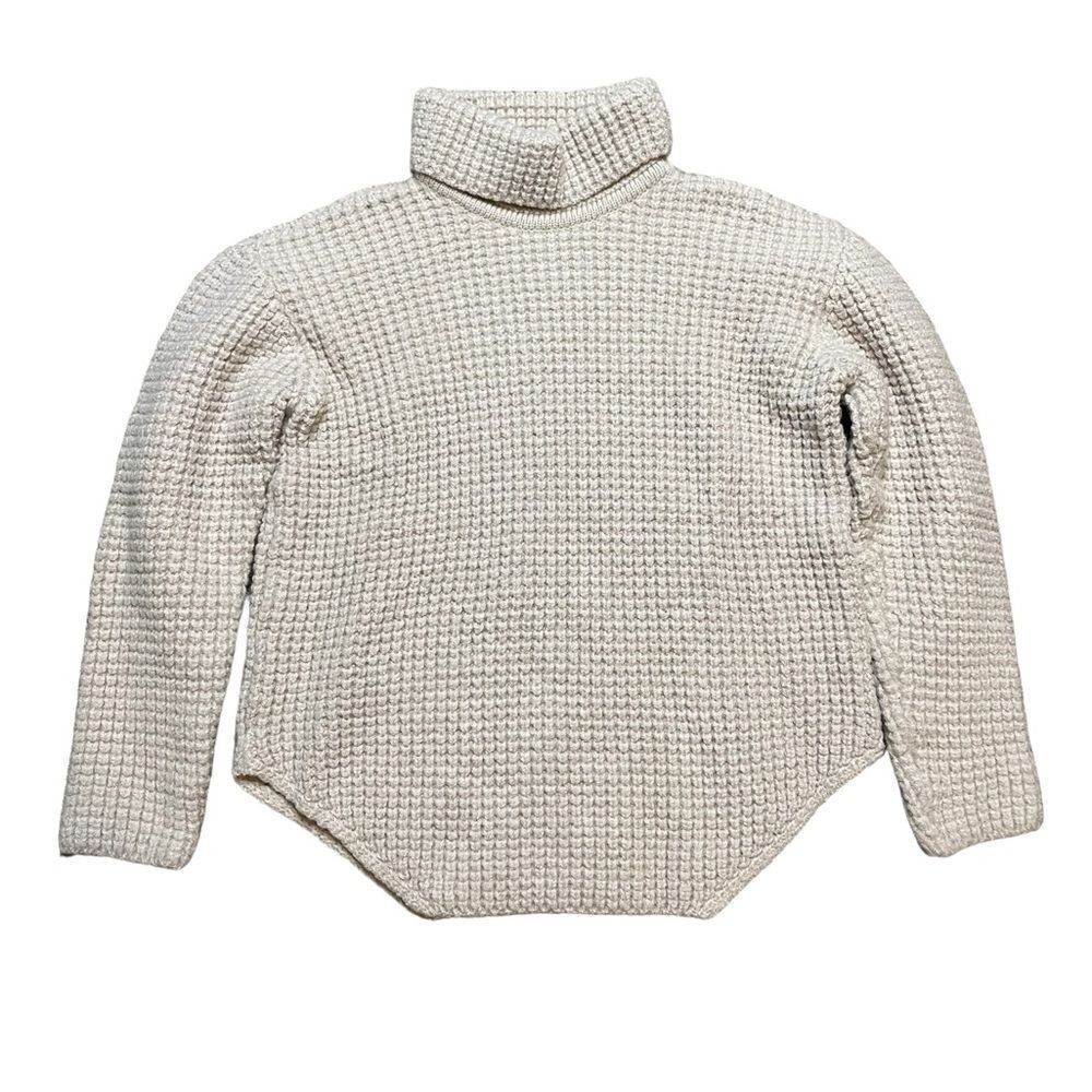 PEREGRINE Wool Turtleneck Sweater Ivory Size Large
